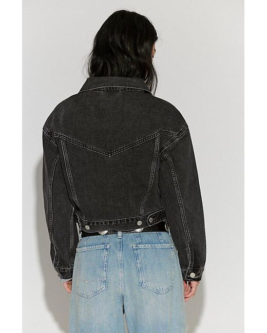 Levi's Black Shrunken 90S Trucker Jacket