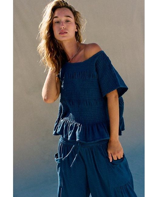 free-est Blue Riley Co-ord