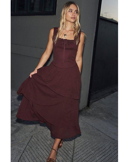 free-est Multicolor In My Dreams Midi Dress By