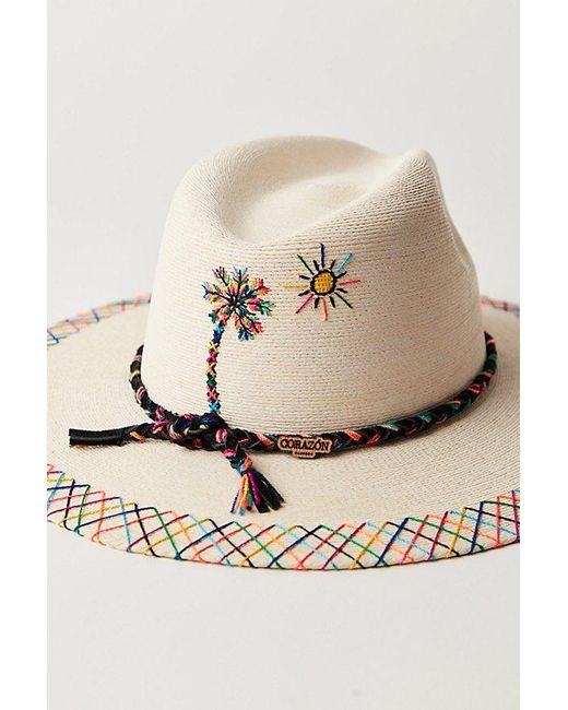 Corazon Playero Natural Malibu Sunset Hat By