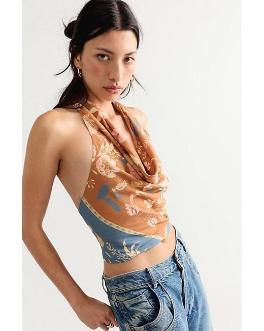 Free People Blue Dazzled Maxi Skirt Set