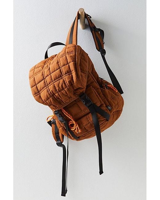 Free People Brown Summit Backpack