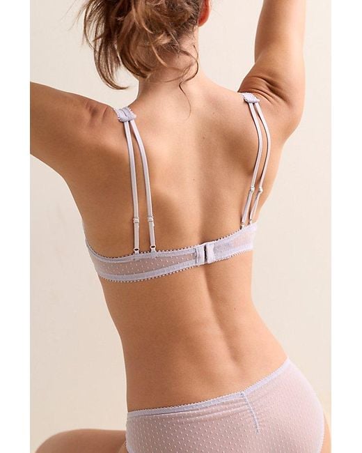 Intimately By Free People Brown Fiona Mesh Demi Underwire Bra By