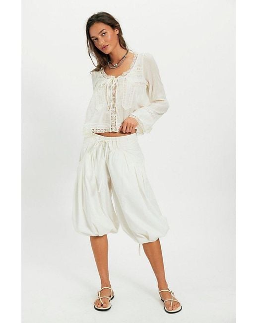 Free People Brown Forevermore Long-sleeve Top