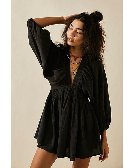 Free People Black For The Moment Mini