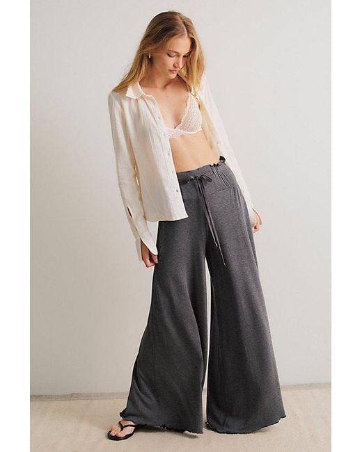 Intimately By Free People Gray Dream State Lounge Trousers By