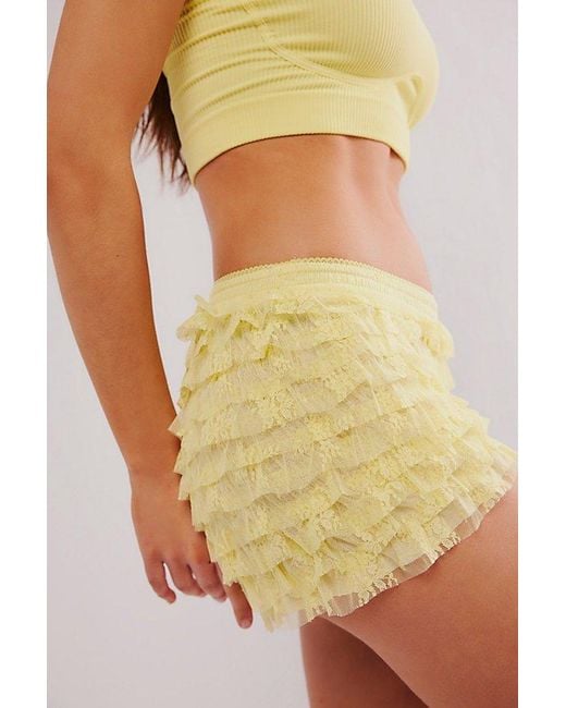 Intimately By Free People Multicolor Feeling For Lace Shorties