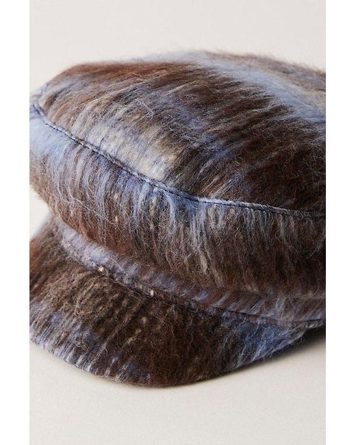 Free People Brown Upstate Wool Cadet Cap