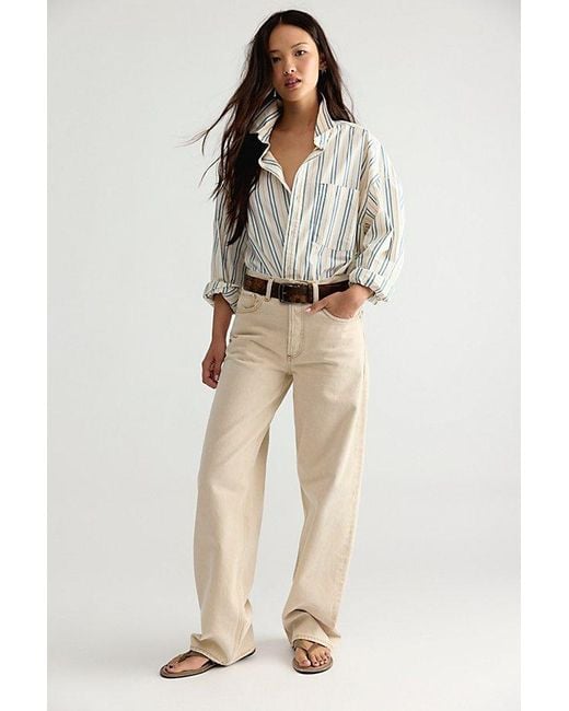 Agolde Natural Long Arc Jeans