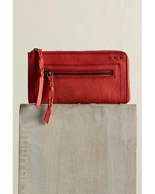 Free People Red Emerson Wallet