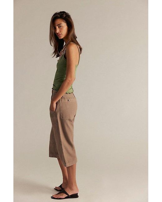 Free People Gray Maven Crop Harem Pants