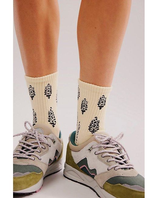 Free People Metallic Buti Buti Pilates Grip Socks