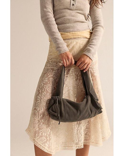 Free People Multicolor Soto East West Suede Shoulder Bag