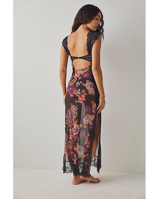 Intimately By Free People Multicolor Suddenly Fine Maxi Slip