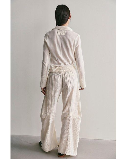 Free People Natural Riptide Pull-On Arc Pants