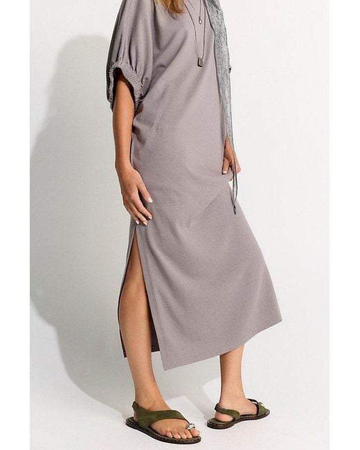free-est Multicolor Woke Up Like This Midi Dress By