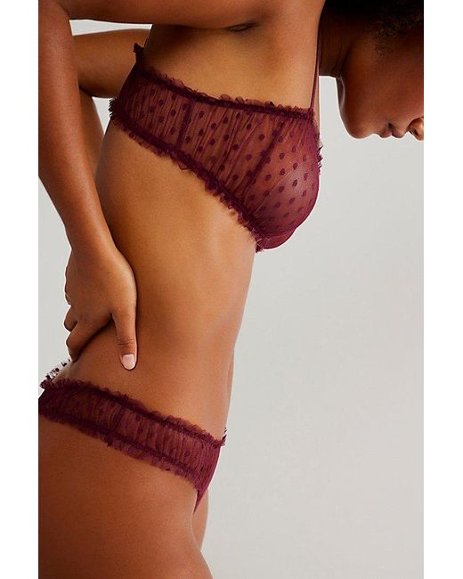 Only Hearts Brown Coucou Lola Pearl Thong