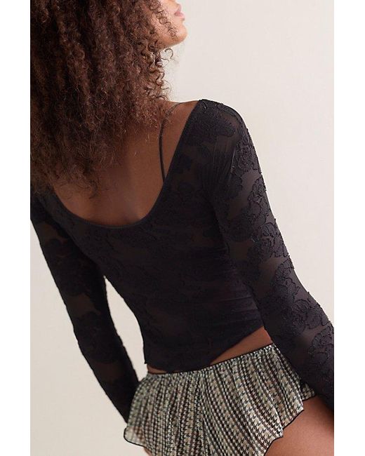 Intimately By Free People Blue Night Shift Layering Top By