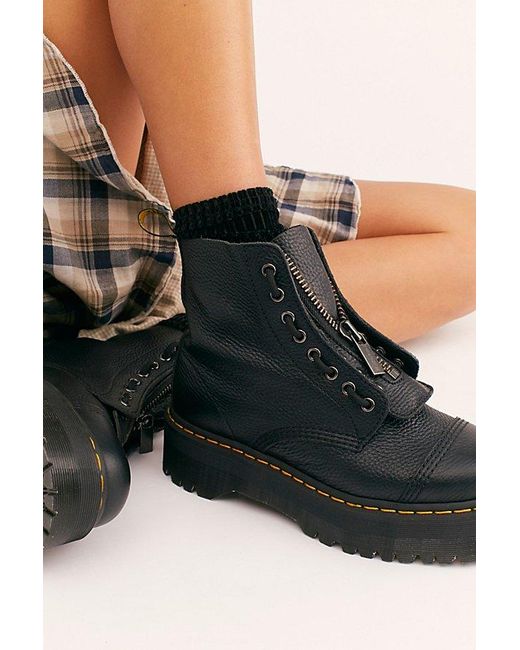 Dr. Martens Multicolor Sinclair Zip Front Boots
