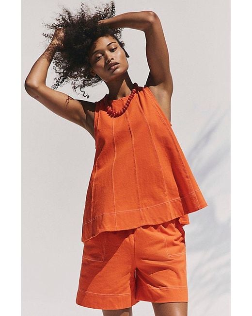 free-est Orange Strada Co-Ord Set By