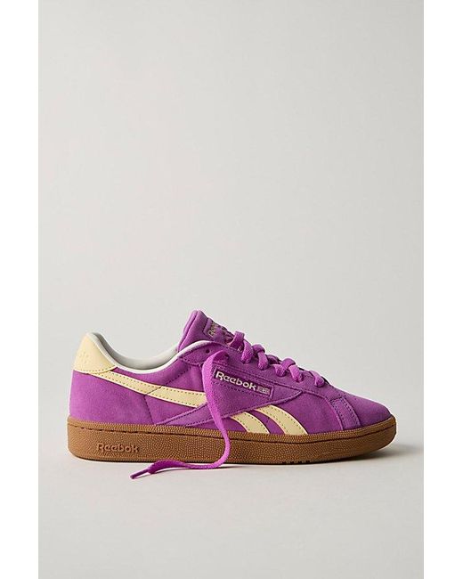 Reebok Purple Club C Grounds Sneakers