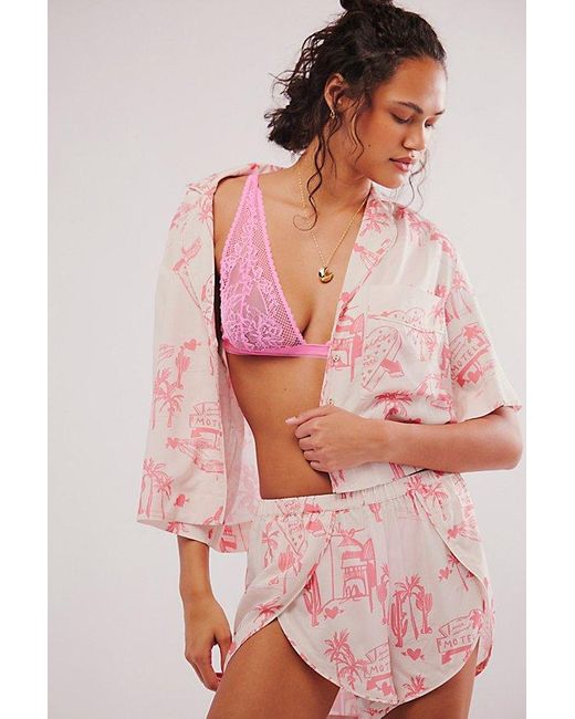 Wild Lovers Pink Rosie Pajama Set
