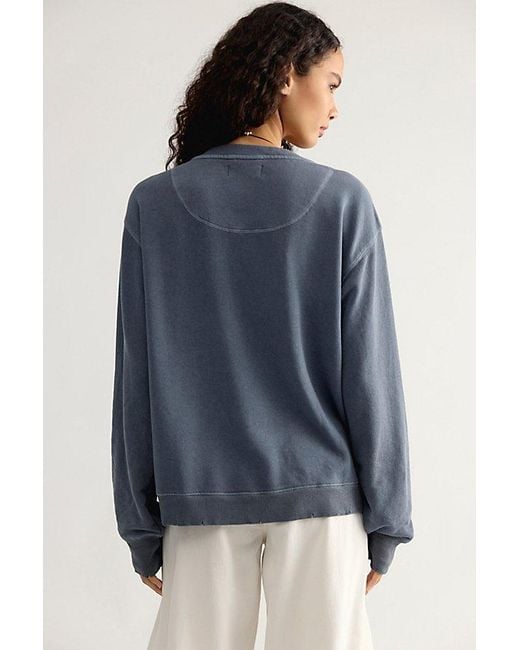 Free People Blue Take It Easy Cardigan