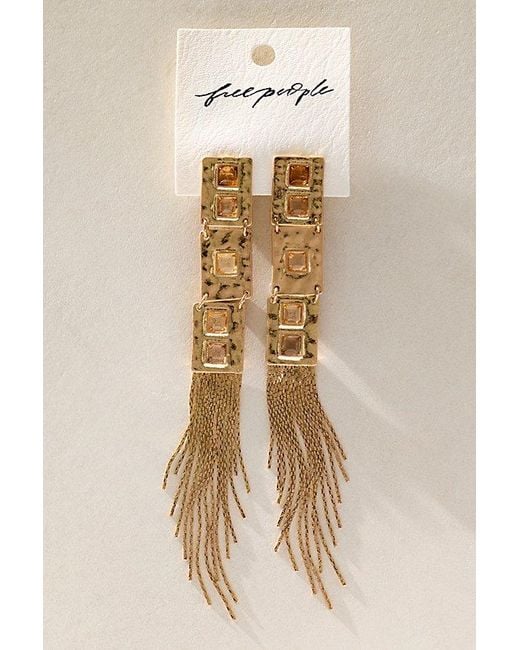 Free People Brown Nikkie Dangle Earrings