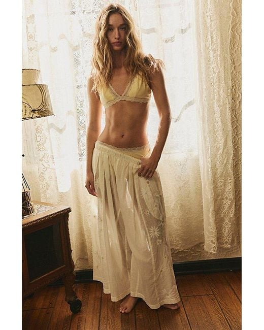 Intimately By Free People Brown Moon Glow House Pants By