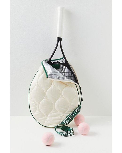 CARAA White Quilted Tennis Sling