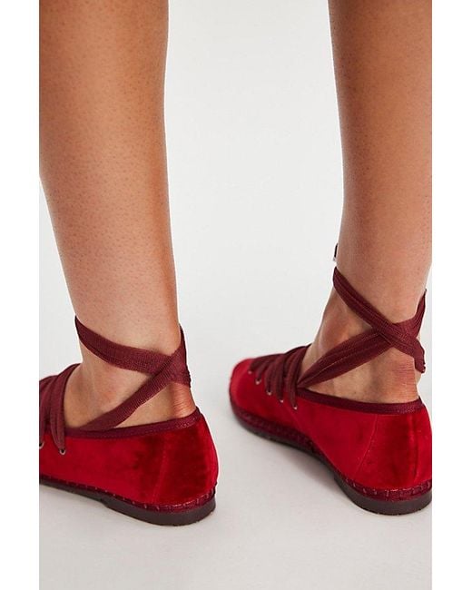 Flabelus Blue Ginny Chiffon Flats