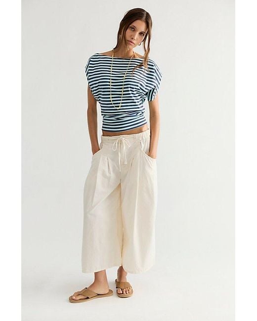 geel Blue Fletcher Striped Top