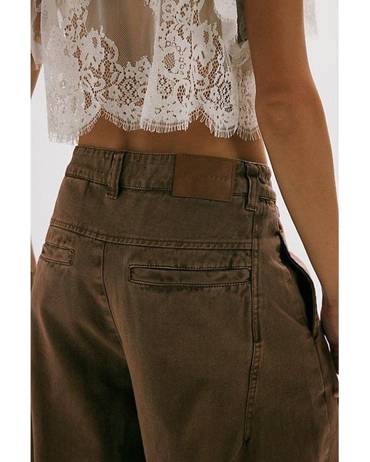 Free People Natural Lay Down Chino Trousers