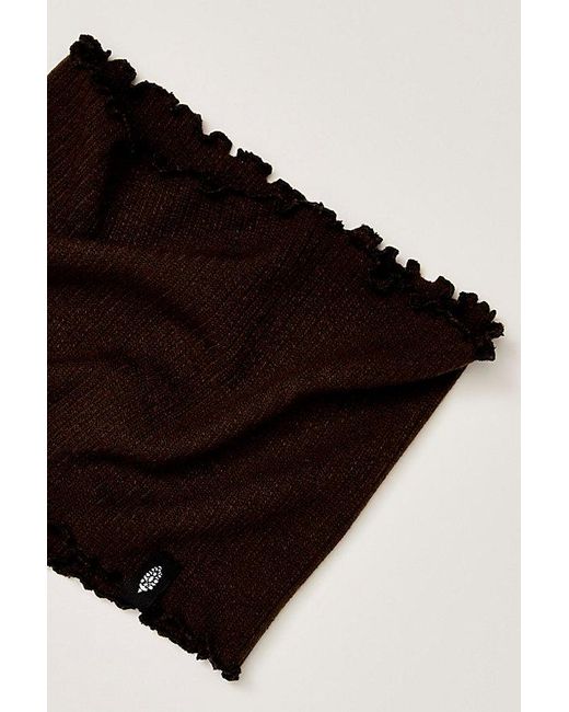 Free People Black Barre Extra Wide Soft Headband