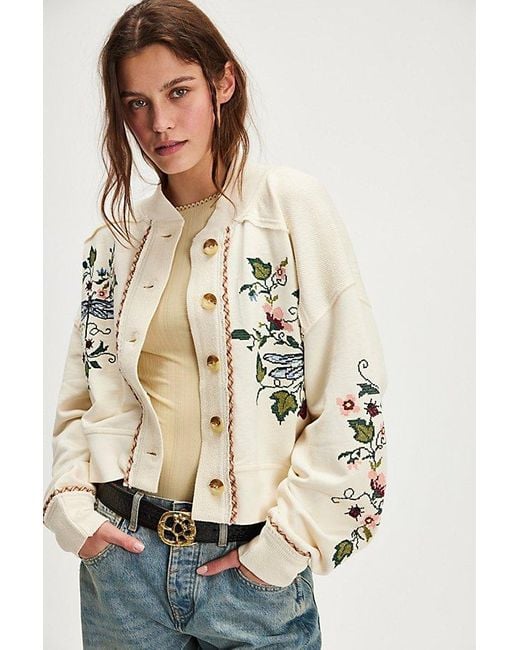Free People Natural Marjorie Sweatshirt