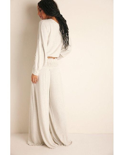 Intimately By Free People Natural Dream State Lounge Trousers By