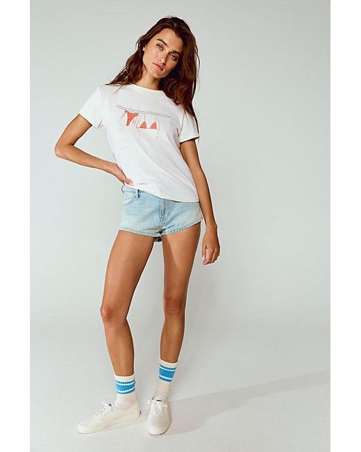 Re/done White Bare Minimum Tee