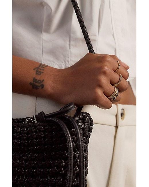 Free People Metallic Oria Ring Set