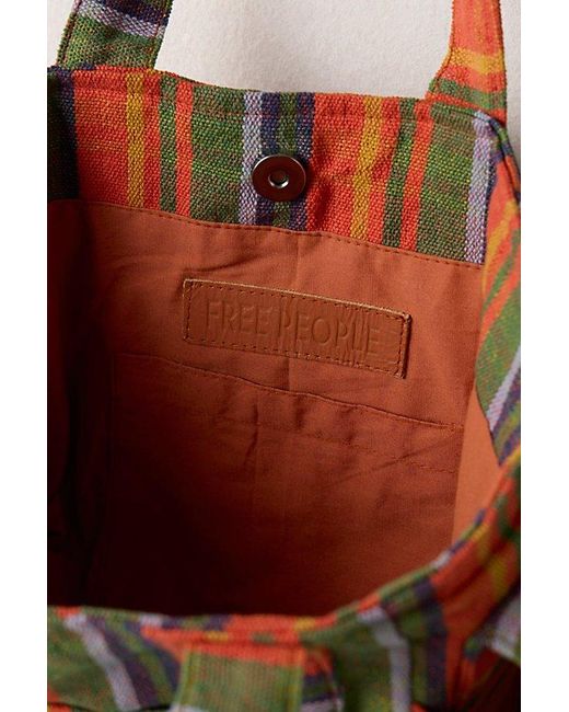 Free People Red Baby Oksana Tote