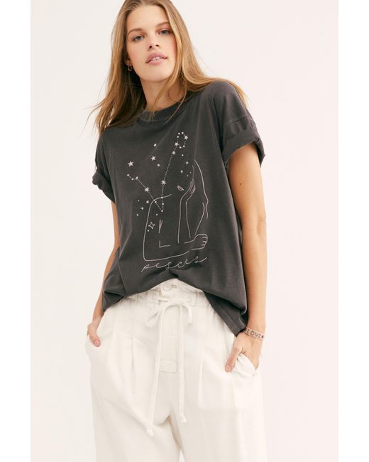Free People Zodiac Collection Tee By Girl Dangerous Lyst