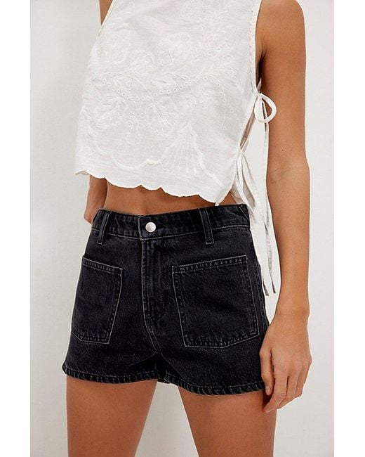 Free People White Bettie Sailor Shorts