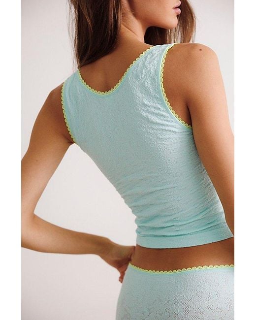 Intimately By Free People Blue Sweet Point Seamless Cami By