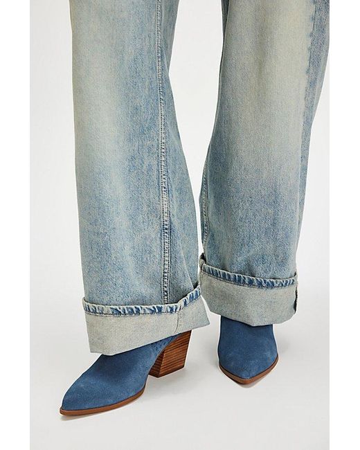 Seychelles Blue Bolo Slouch Boots