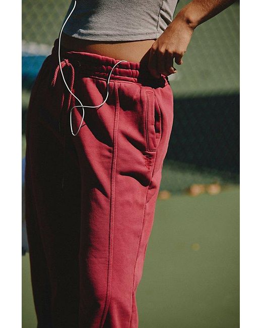 Fp Movement Pink Sprint To The Finish Crop Pants