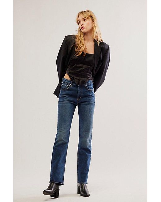 Citizens of Humanity Blue Zurie Straight-leg Jeans