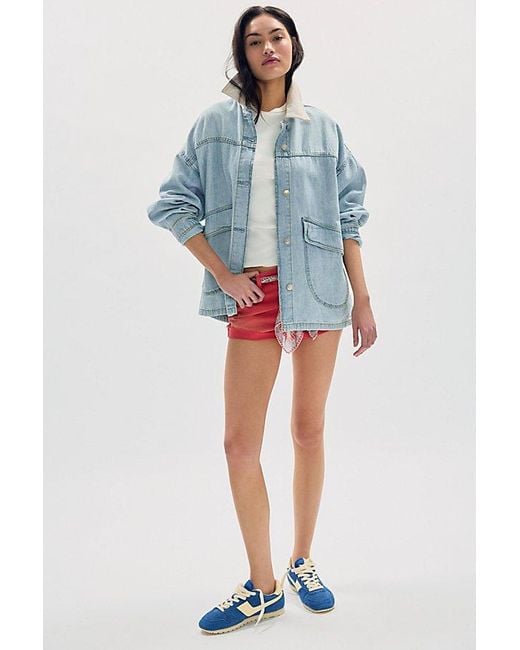 Free People Blue Lemon Denim Jacket