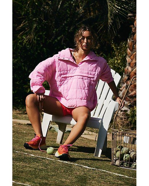 Fp Movement Pink Pippa Packable Pullover Puffer