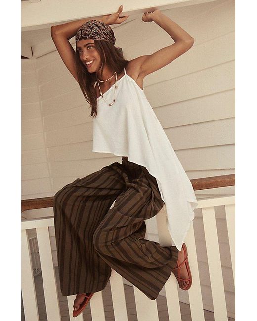 free-est Brown Delia Top By