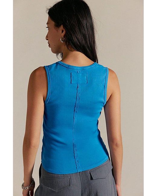 Free People Blue Neria Tank Top