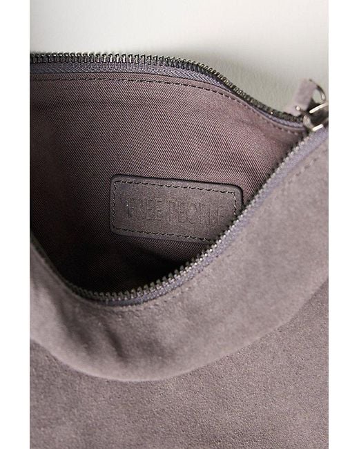 Free People Multicolor Soto East West Suede Shoulder Bag